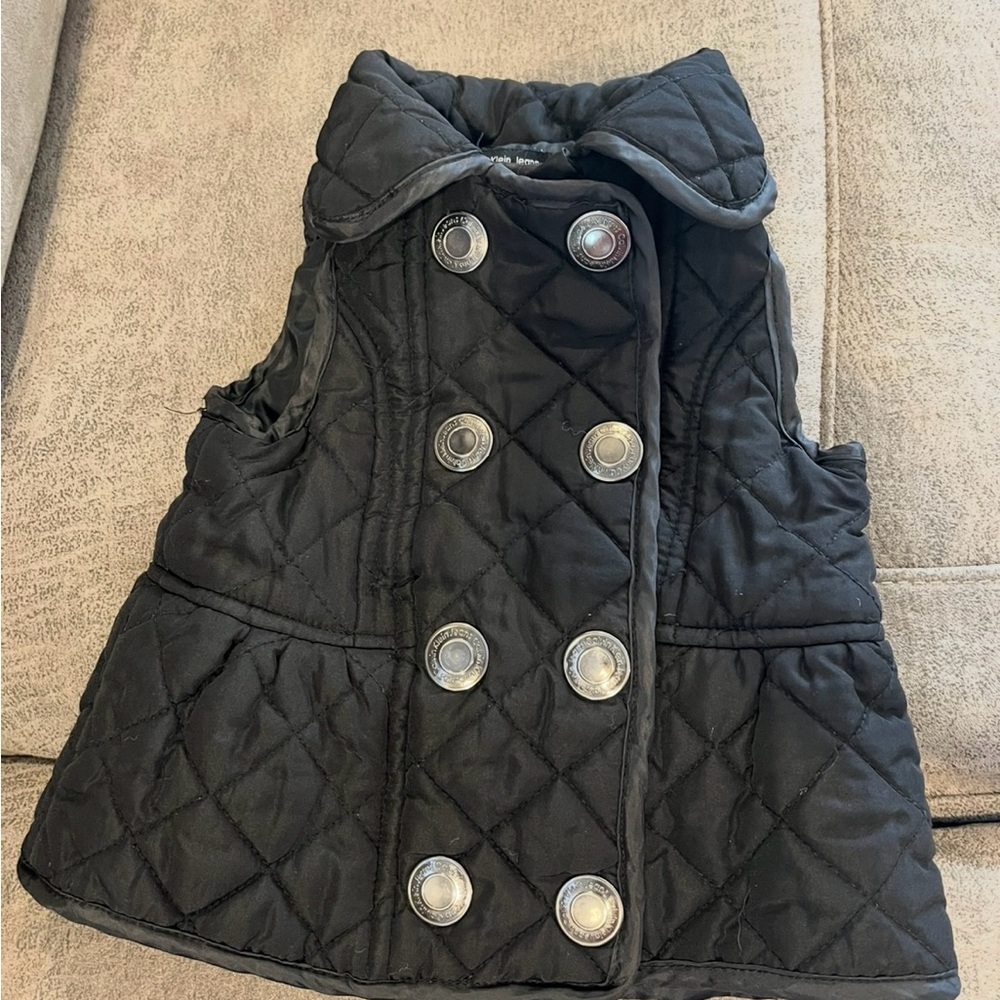 Calvin Klein Jeans Black Quilted Vest